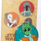 Disney Star Wars Bounty Hunters Mystery Pin Set Greedo Limited Release