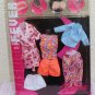 Mattel Barbie Fashion Fever Outfit Set Orange and Turquoise 2005 NRFB