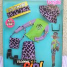 Mattel Barbie Generation Girl Gear Pink Leopard Outfit for Nichelle with Matching Bracelet 2000 NRFB