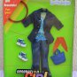 Mattel Barbie Generation Girl Gear Blue Pants Suit Outfit with Hip Bracelets 1999 NRFB