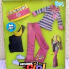 Mattel Barbie Generation Girl Gear Pink and Purple Outfit for Tori with Matching Bracelet 2000 NRFB Mattel Barbie Generation Girl Gear Pink and Purple Outfit for Tori with Matching Bracelet 2000 NRFB