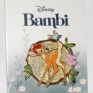 Disney Bambi 80th Anniversary Pin Log and Flowers Limited Edition 4100 Disney Bambi 80th Anniversary Pin Log and Flowers Limited Edition 4100