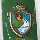 Walt Disney Imagineering WDI Robin Hood 50th Anniversary Crest Pin Little John & Lady Cluck LE 300 Walt Disney Imagineering WDI Robin Hood 50th Anniversary Crest Pin Little John & Lady Cluck LE 300
