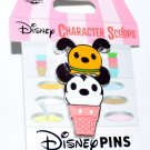 Disney Character Scoops 2-Pin Set Mickey and Pluto Limited Edition 4000 Disney Character Scoops 2-Pin Set Mickey and Pluto Limited Edition 4000