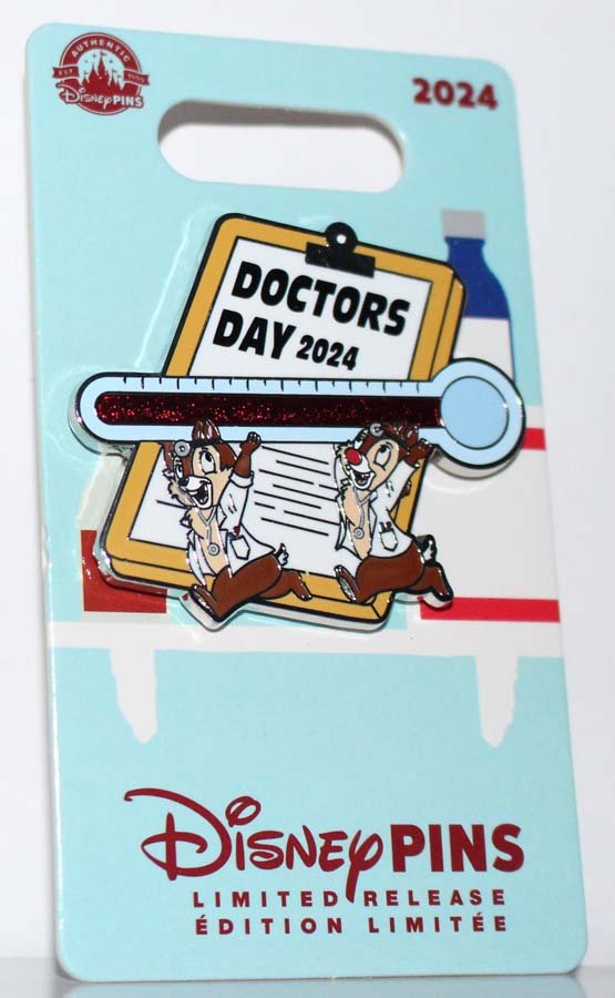 Disney Doctors Day 2024 Pin Chip and Dale