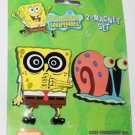 Nickelodeon SpongeBob SquarePants 2-Magnet Set with Gary Sealed 2001 Nickelodeon SpongeBob SquarePants 2-Magnet Set with Gary Sealed 2001