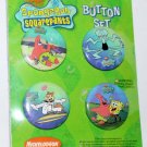 Nickelodeon SpongeBob SquarePants 4-Button Set Sealed 2001 Nickelodeon SpongeBob SquarePants 4-Button Set Sealed 2001