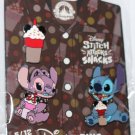 Disney Stitch Attacks Snacks 3-Pin Set 5 of 12 Ice Cream Milkshake Disney Stitch Attacks Snacks 3-Pin Set 5 of 12 Ice Cream Milkshake