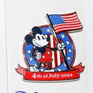 Disney 4th of July 2024 Pin Mickey Mouse Limited Release Disney 4th of July 2024 Pin Mickey Mouse Limited Release