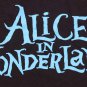 Hot Topic Disney Tim Burton's Alice in Wonderland Keyhole T-Shirt Ladies' Large NWT