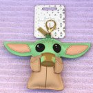 Disney Star Wars The Mandalorian Grogu 3D Bag Clip Imitation Leather NWT