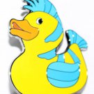 Disney Parks Character Rubber Ducks Pin Flounder Disney Parks Character Rubber Ducks Pin Flounder