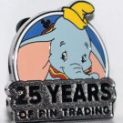 Disneyland Resort Hidden Disney Mystery Pin 25 Years of Trading Dumbo