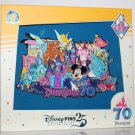 Disneyland Resort 70th Anniversary Super Jumbo Boxed Pin Limited Edition 250