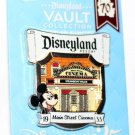 Disneyland Resort 70th Anniversary Vault Collection Pin Main Street Cinema Limited Edition 4000