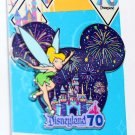 Disneyland Resort 70th Anniversary Pin Tinker Bell at Sleeping Beauty Castle Limited Release