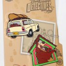 Disneyland Resort Daring Detectives 2-Pin Set Humphrey the Bear Limited Edition 3000 Disneyland Resort Daring Detectives 2-Pin Set Humphrey the Bear Limited Edition 3000