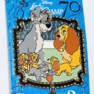 Disney Lady and the Tramp 70th Anniversary Pin With Puppies Limited Edition 4000