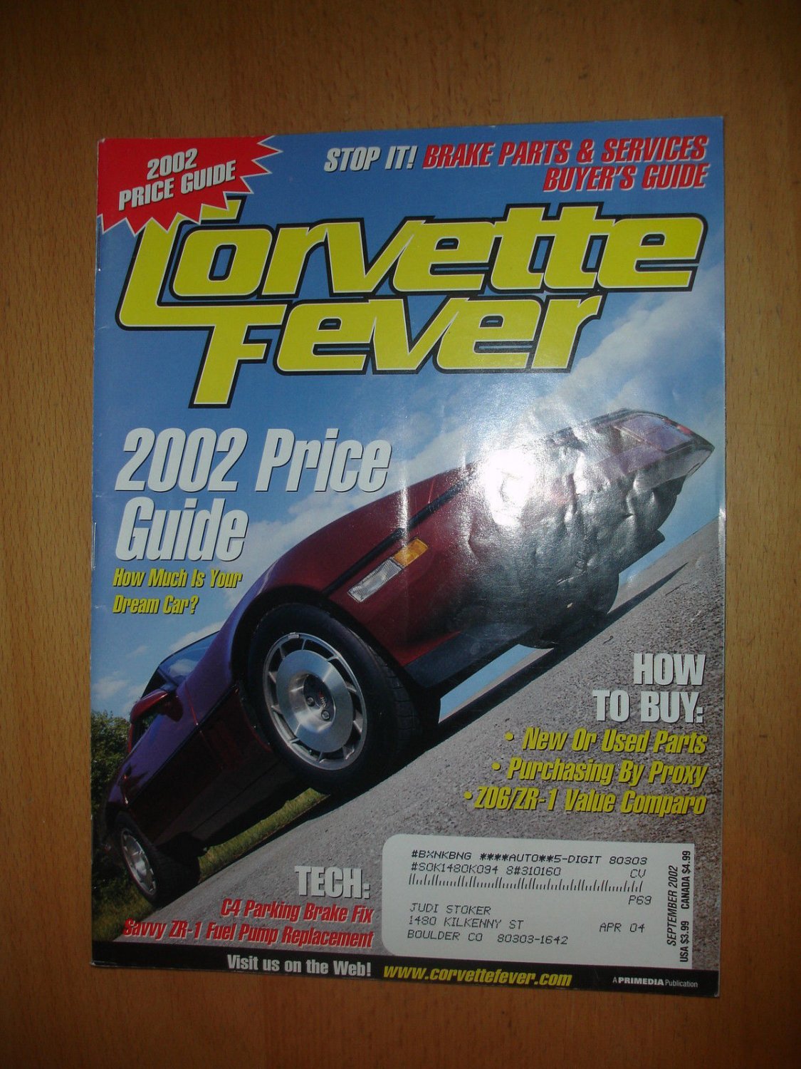 Corvette Fever September 2002