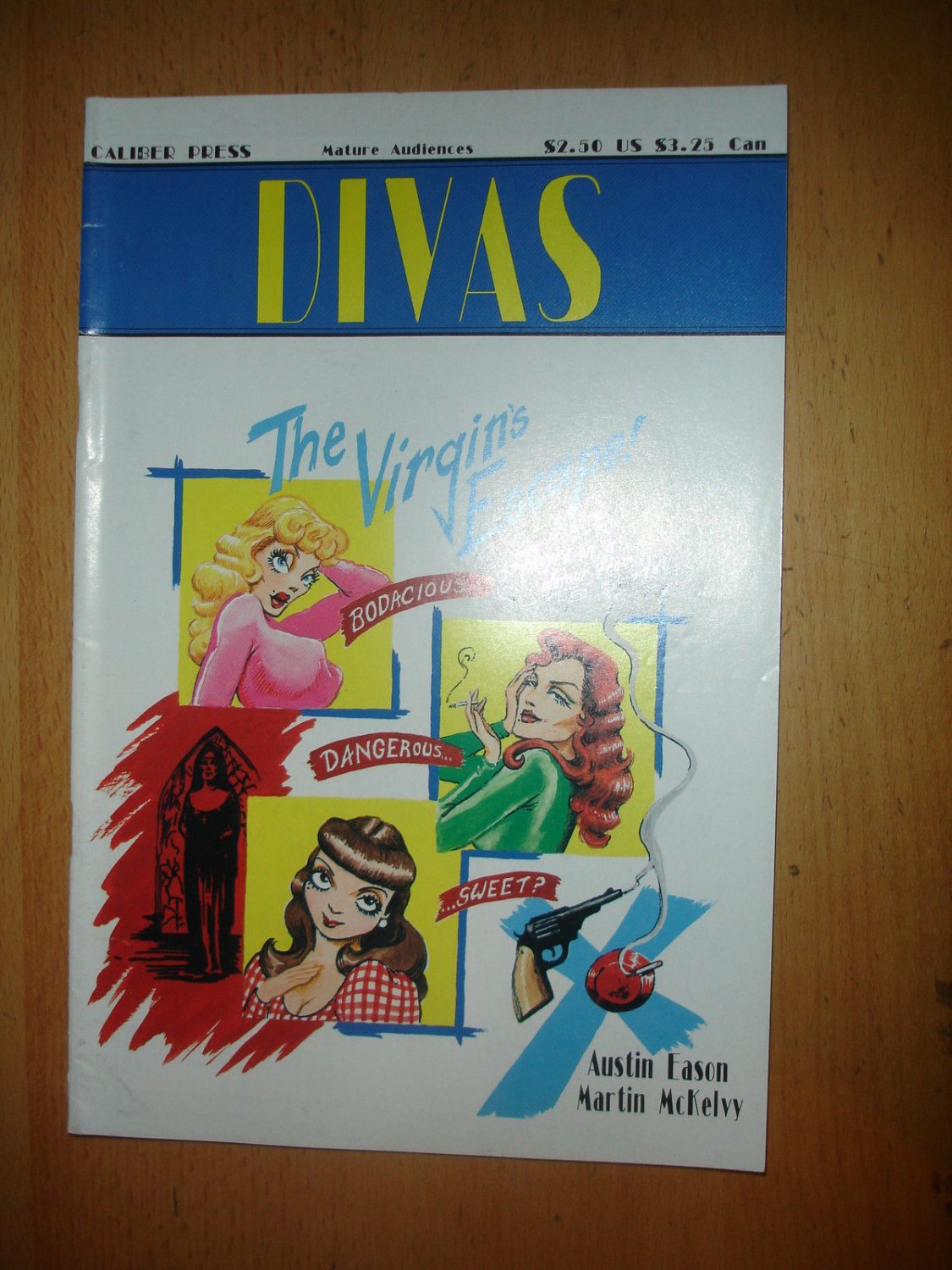 Divas #1  (1991, Caliber Press) Austin Eason & Martin McKelvy