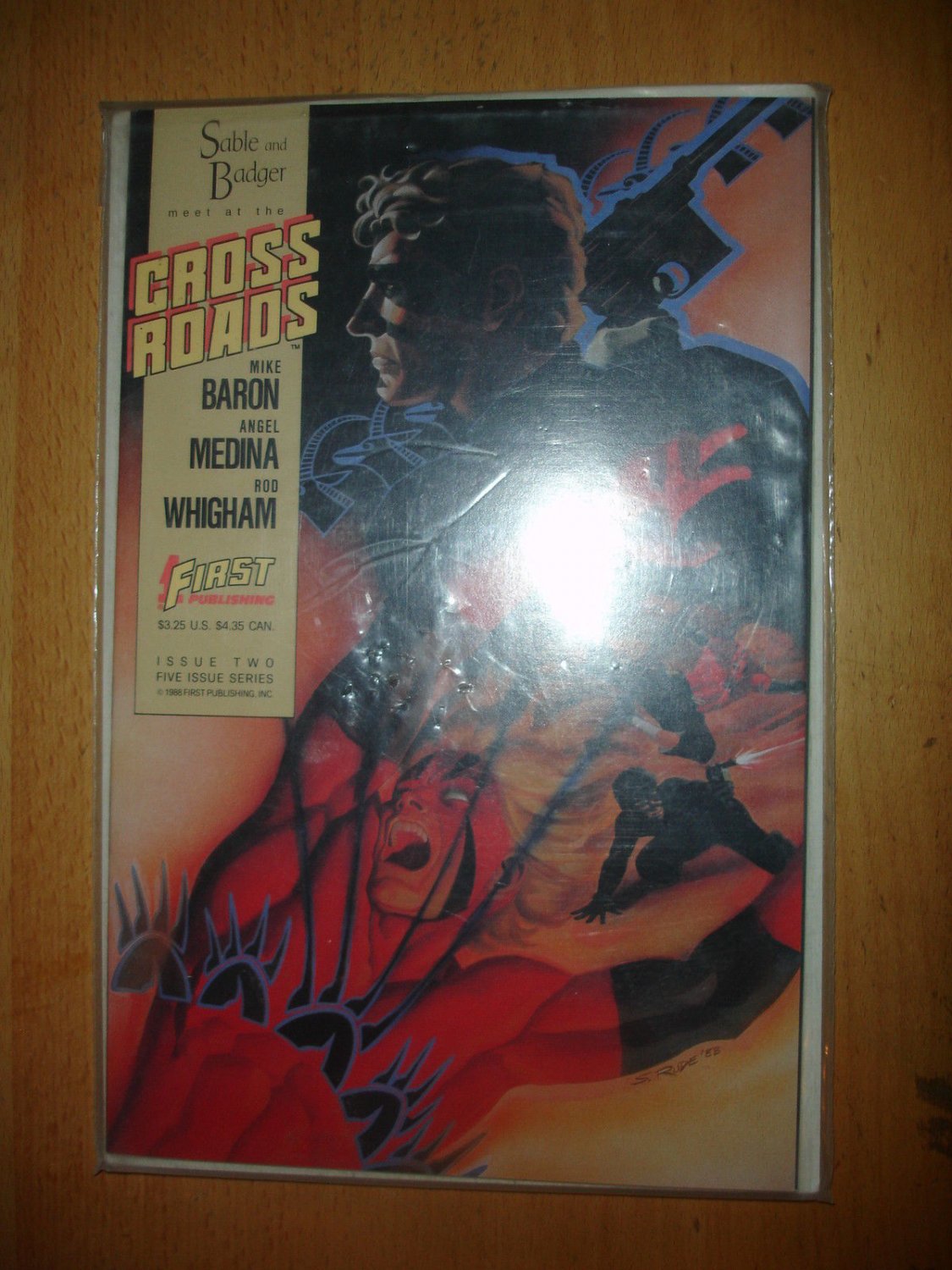 Crossroads, Sable & Badger V1 #2 First Comics Graphic Novel Aug 1988