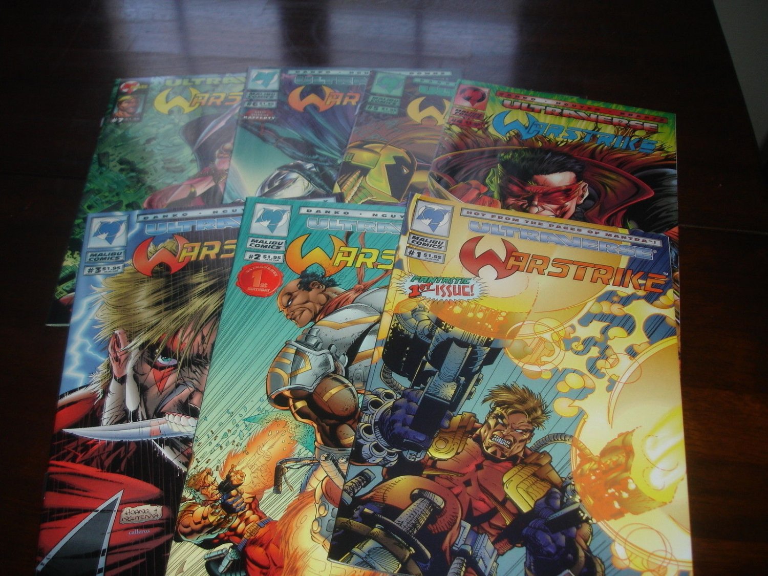 WARSTRIKE #1-7   COMPLETE SET 1994 ULTRAVERSE
