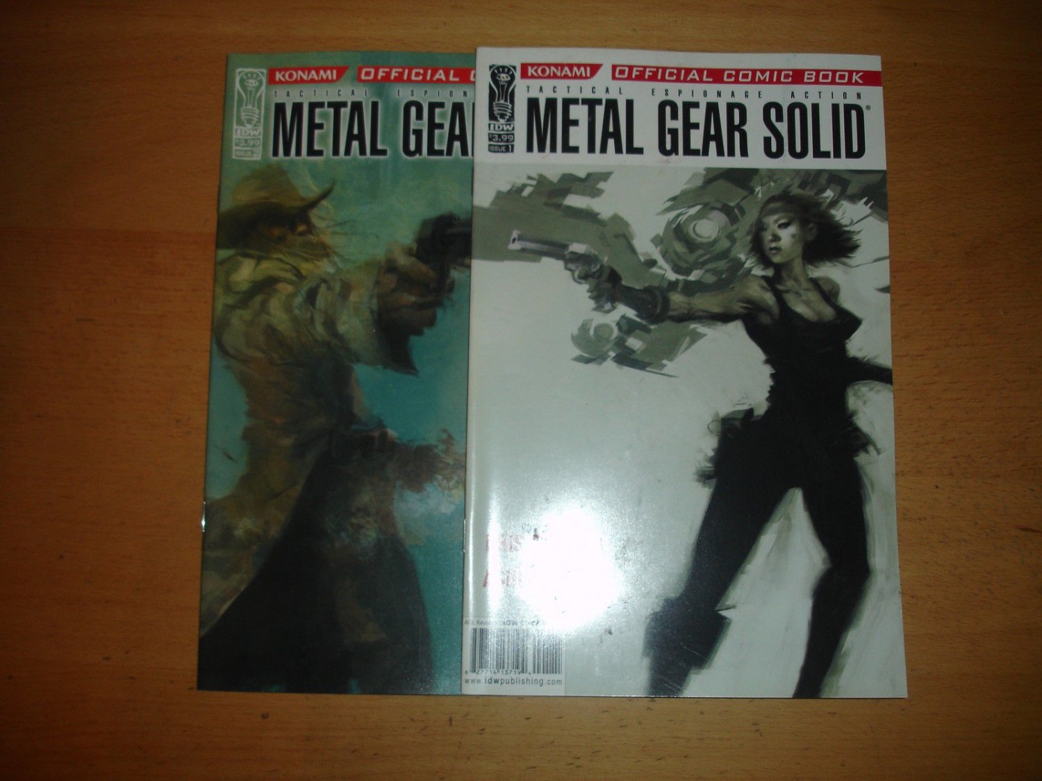 Metal Gear Solid # 1  Variant & #2  IDW Comic Book Video Game Konami