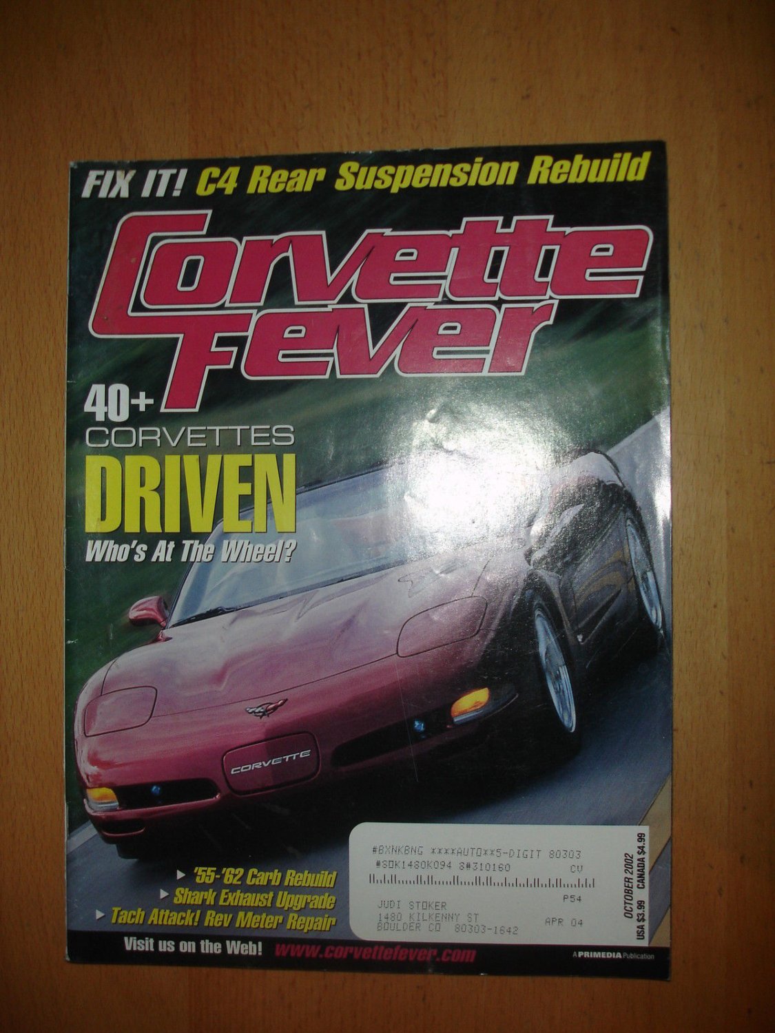Corvette Fever October 2002