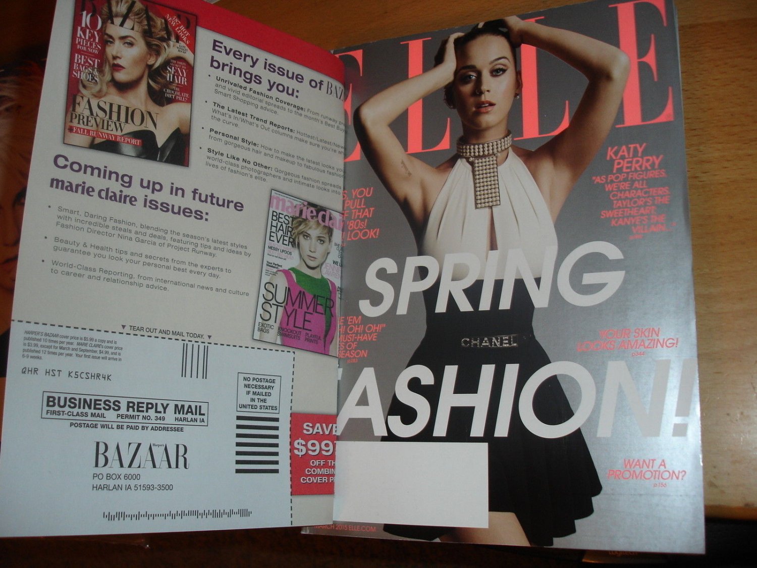 Elle March 2015 #355 Katy Perry