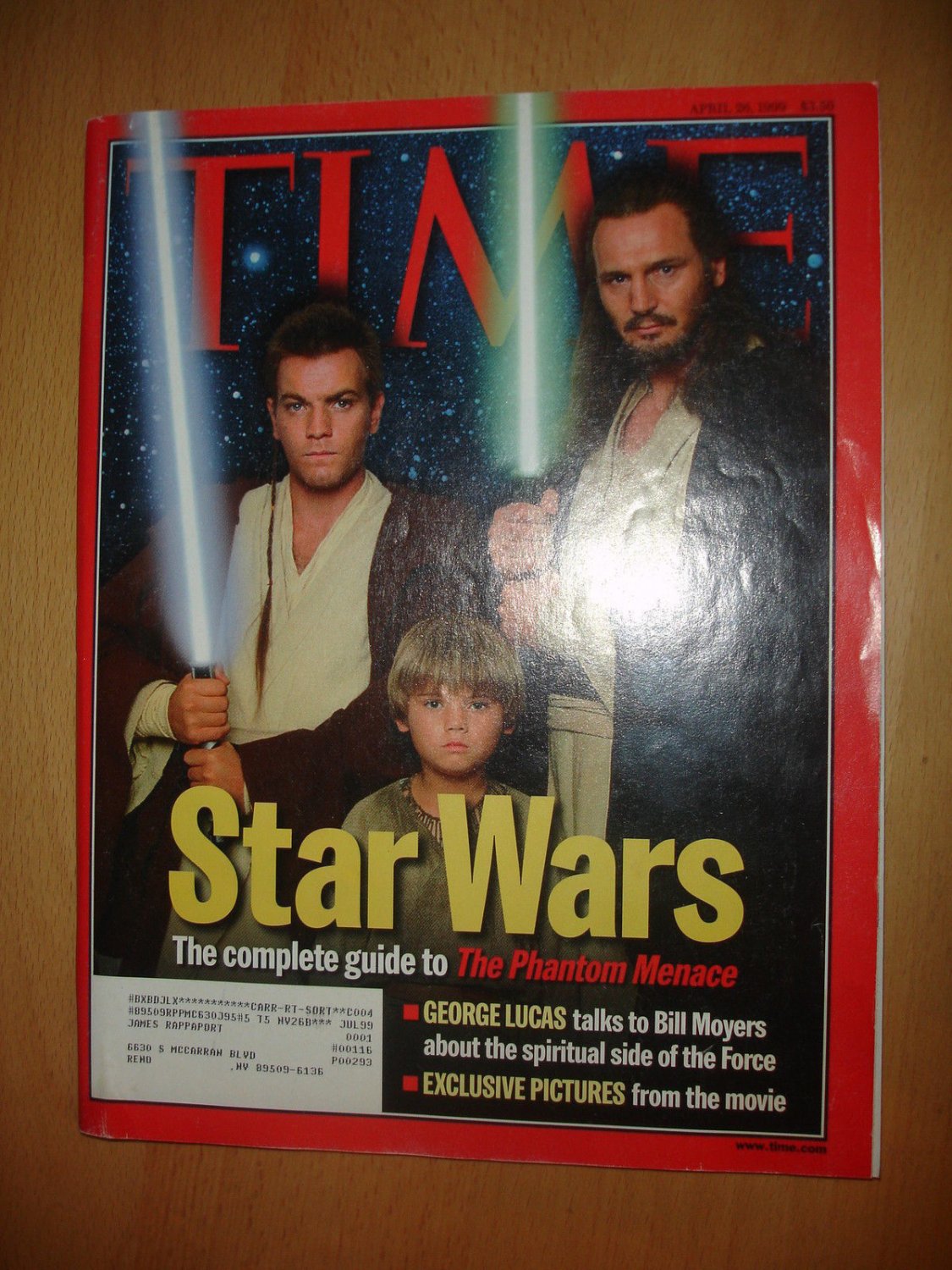 Time April 1999 Star Wars Issue