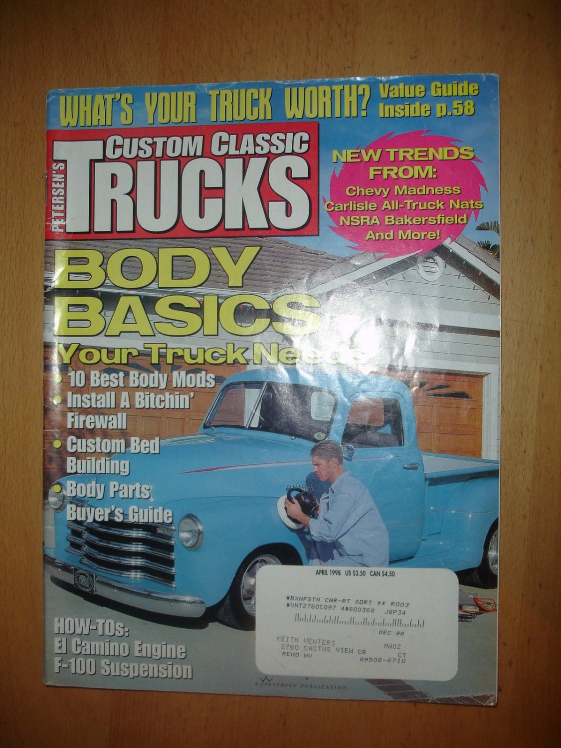 Custom Classic Trucks April 1998