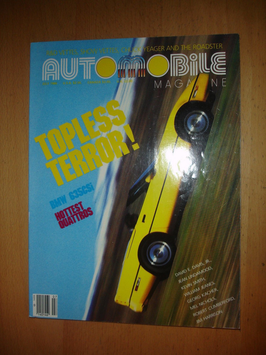 Automobile July 1986