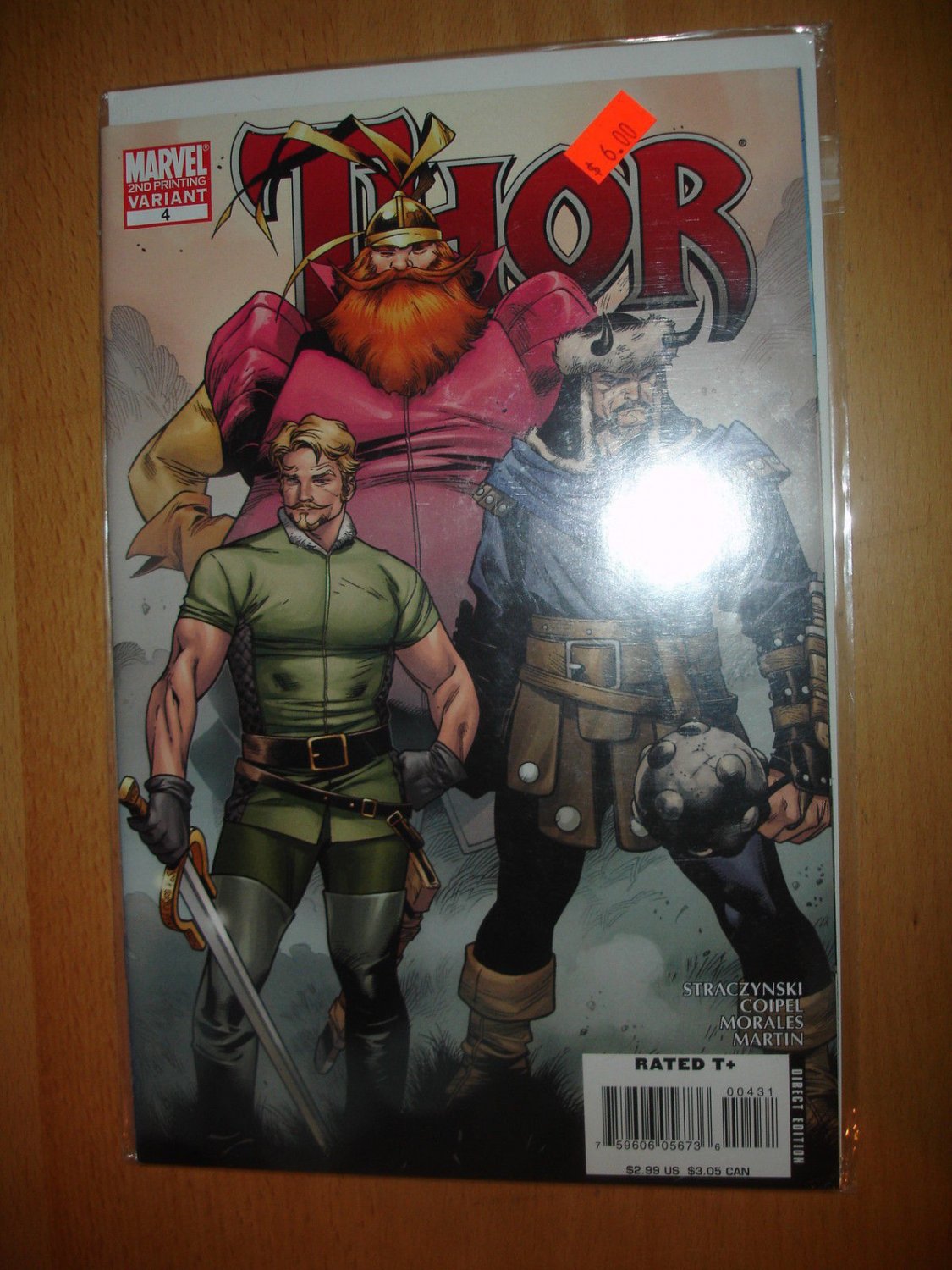 THOR #4 Variant NM 2nd Printing