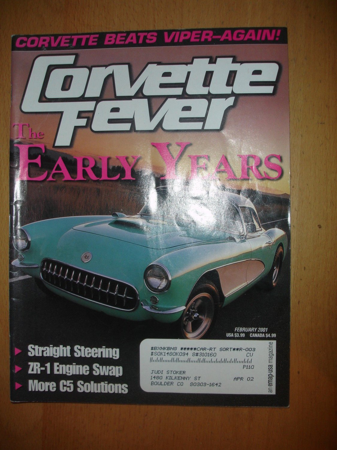 Corvette Fever February 2001