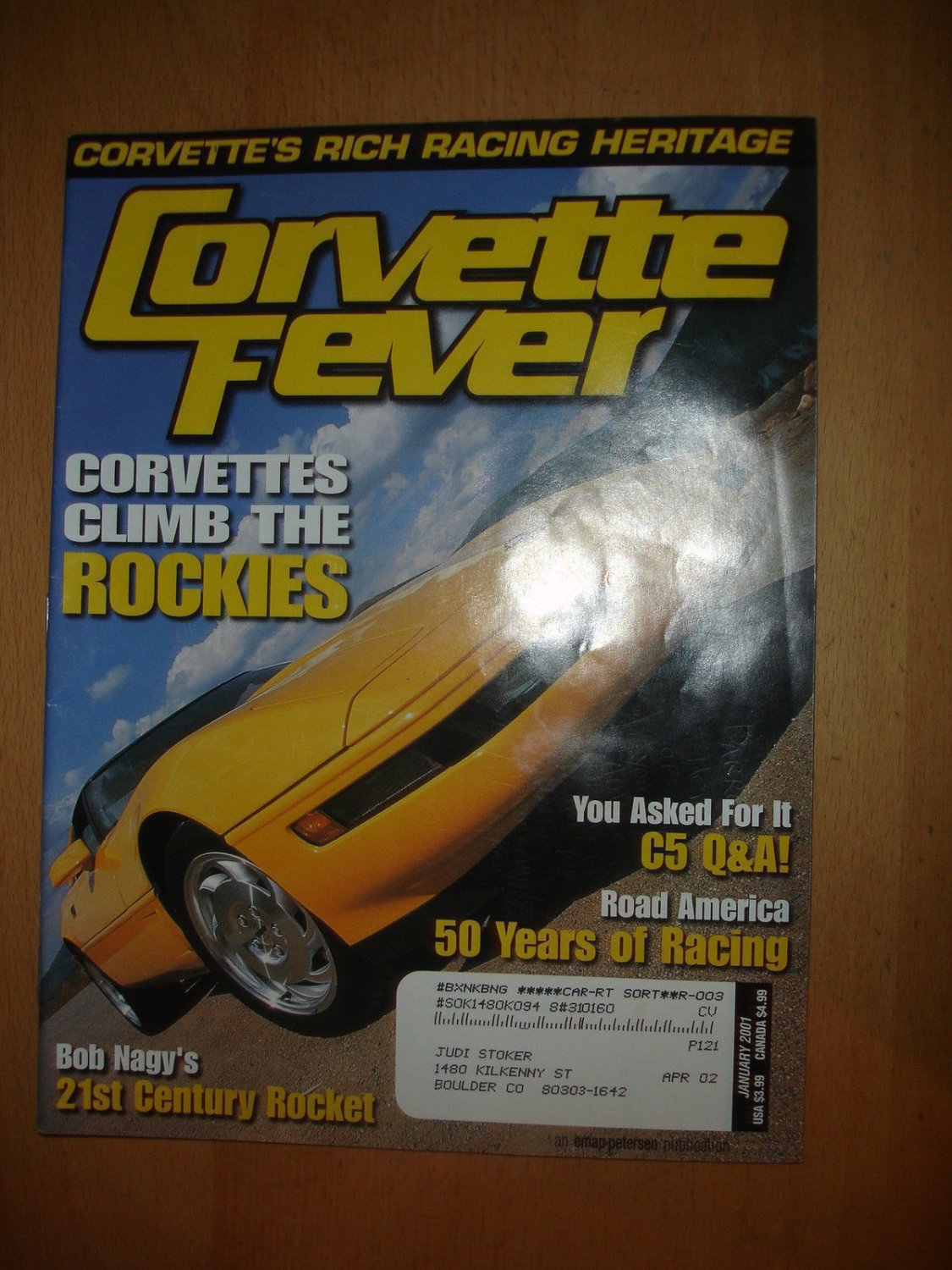 Corvette Fever January 2001