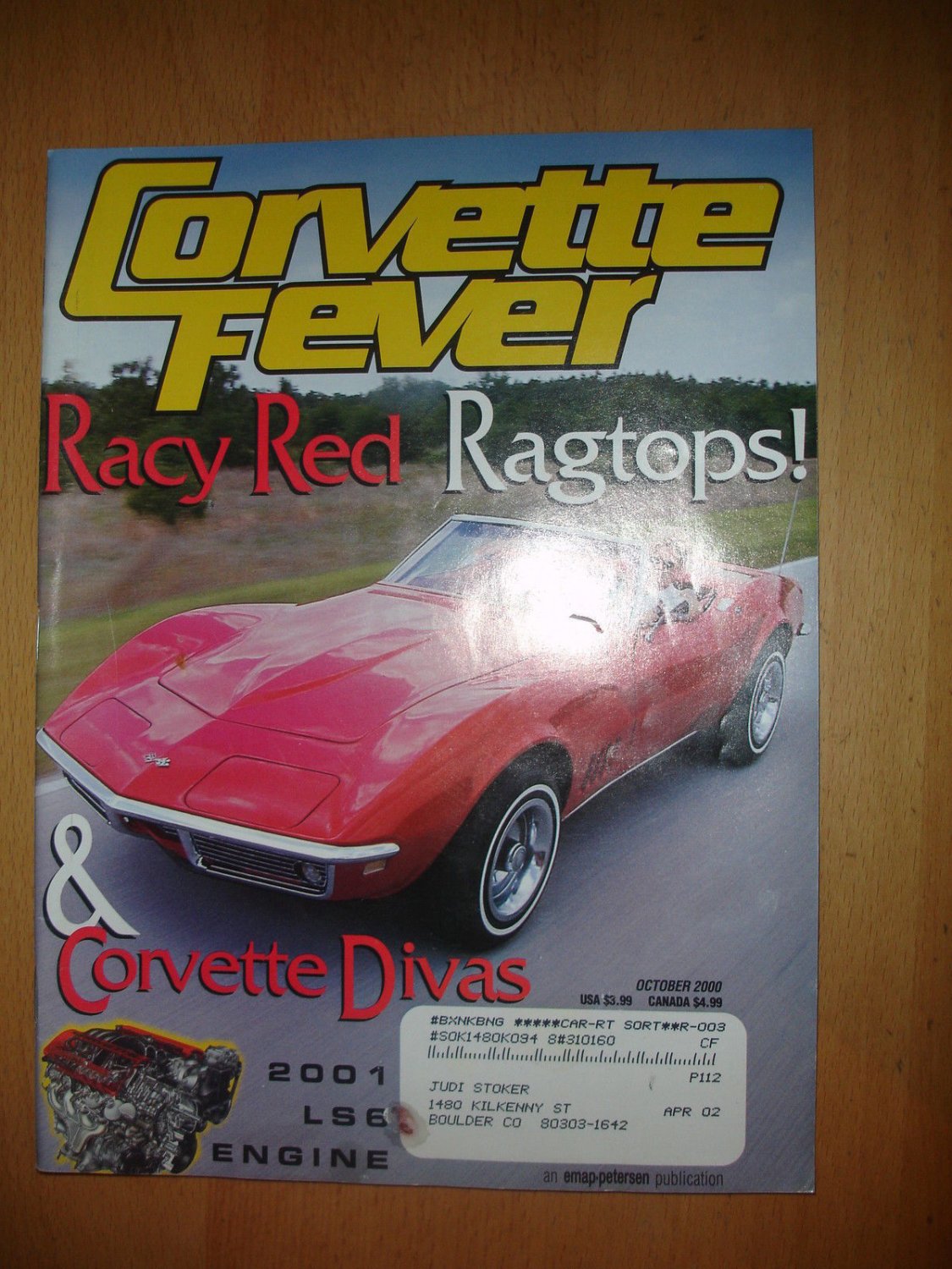 Corvette Fever October 2000
