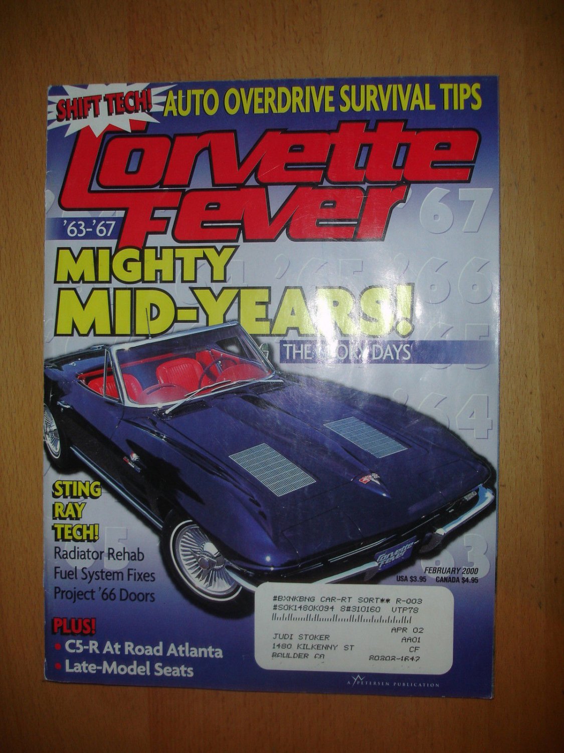 Corvette Fever February 2000