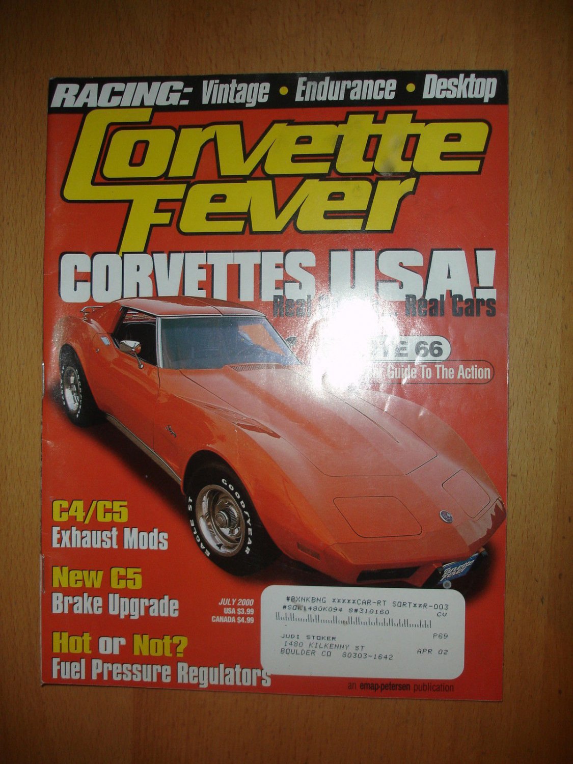 Corvette Fever July 2000