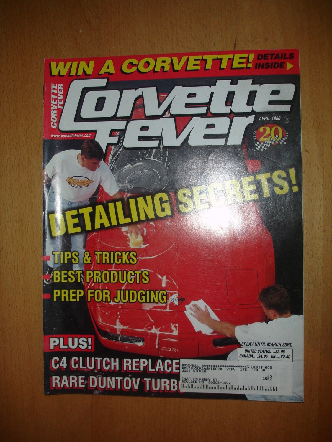 Corvette Fever April 1998