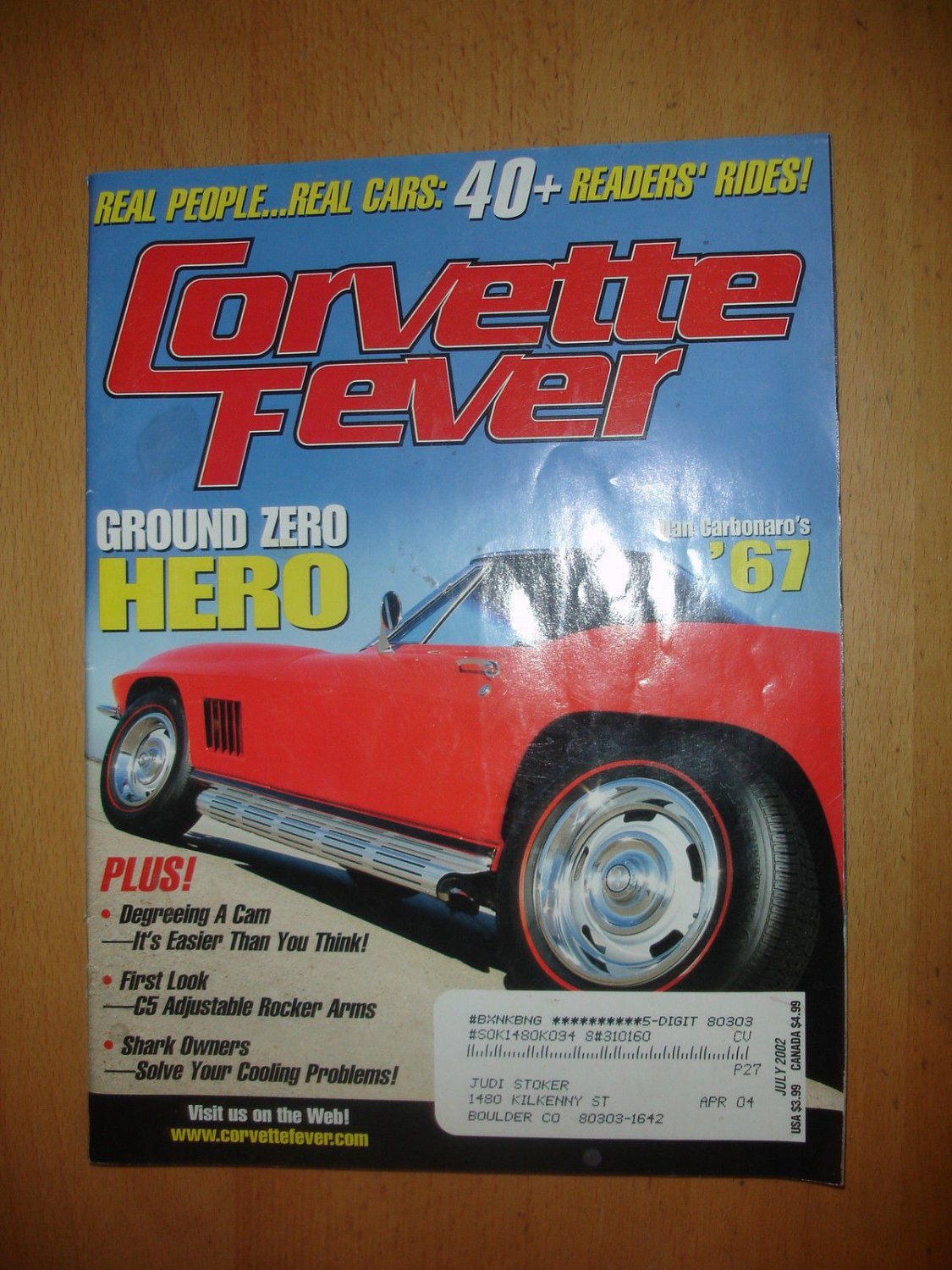 Corvette Fever July 2002