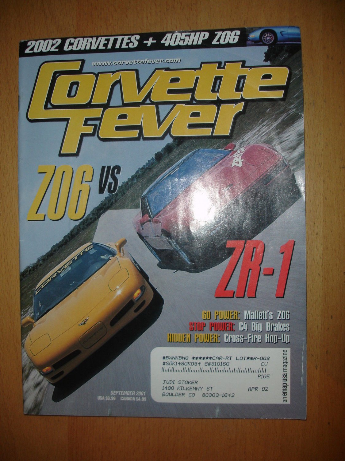 Corvette Fever September 2001