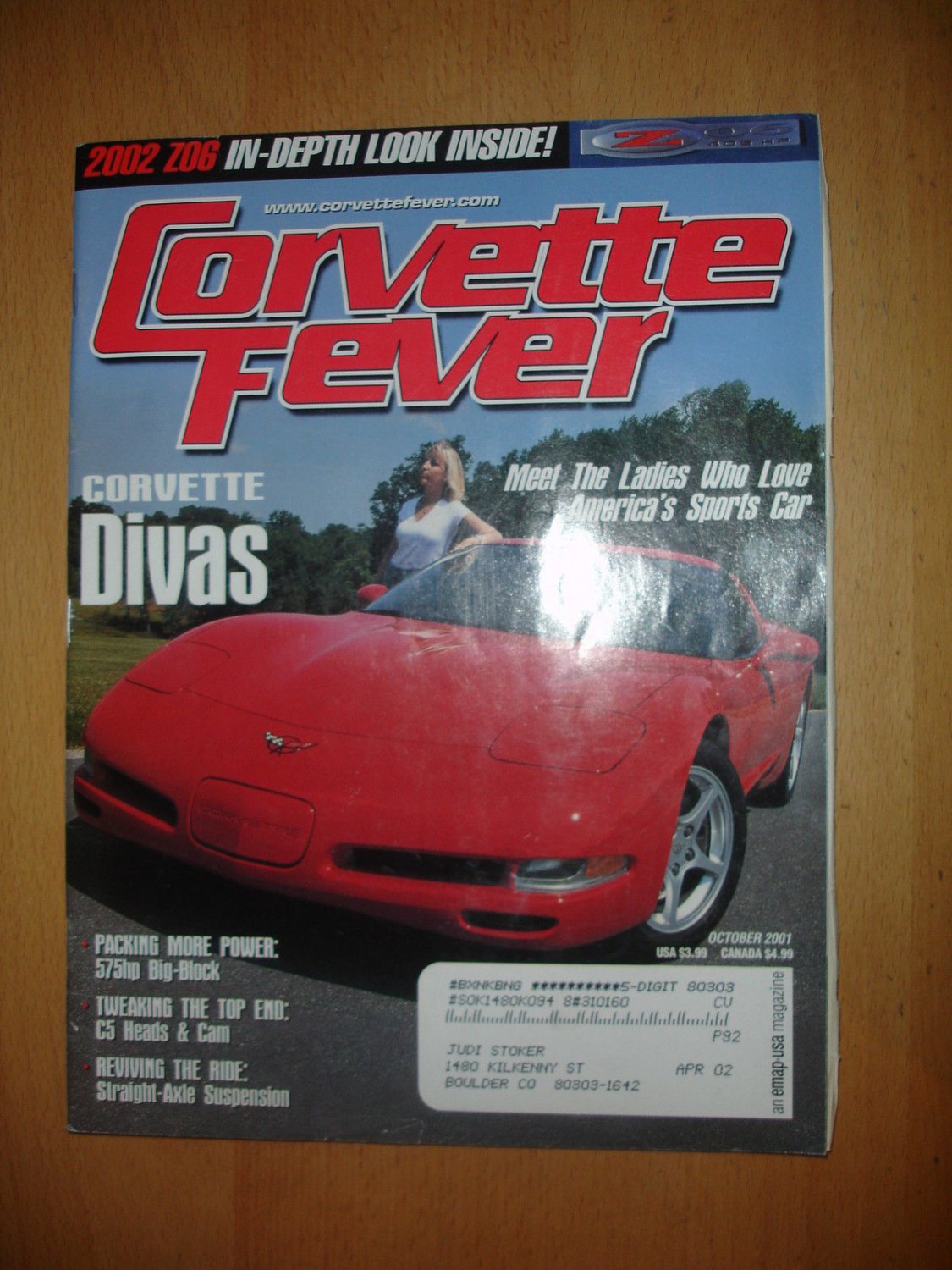 Corvette Fever October 2001