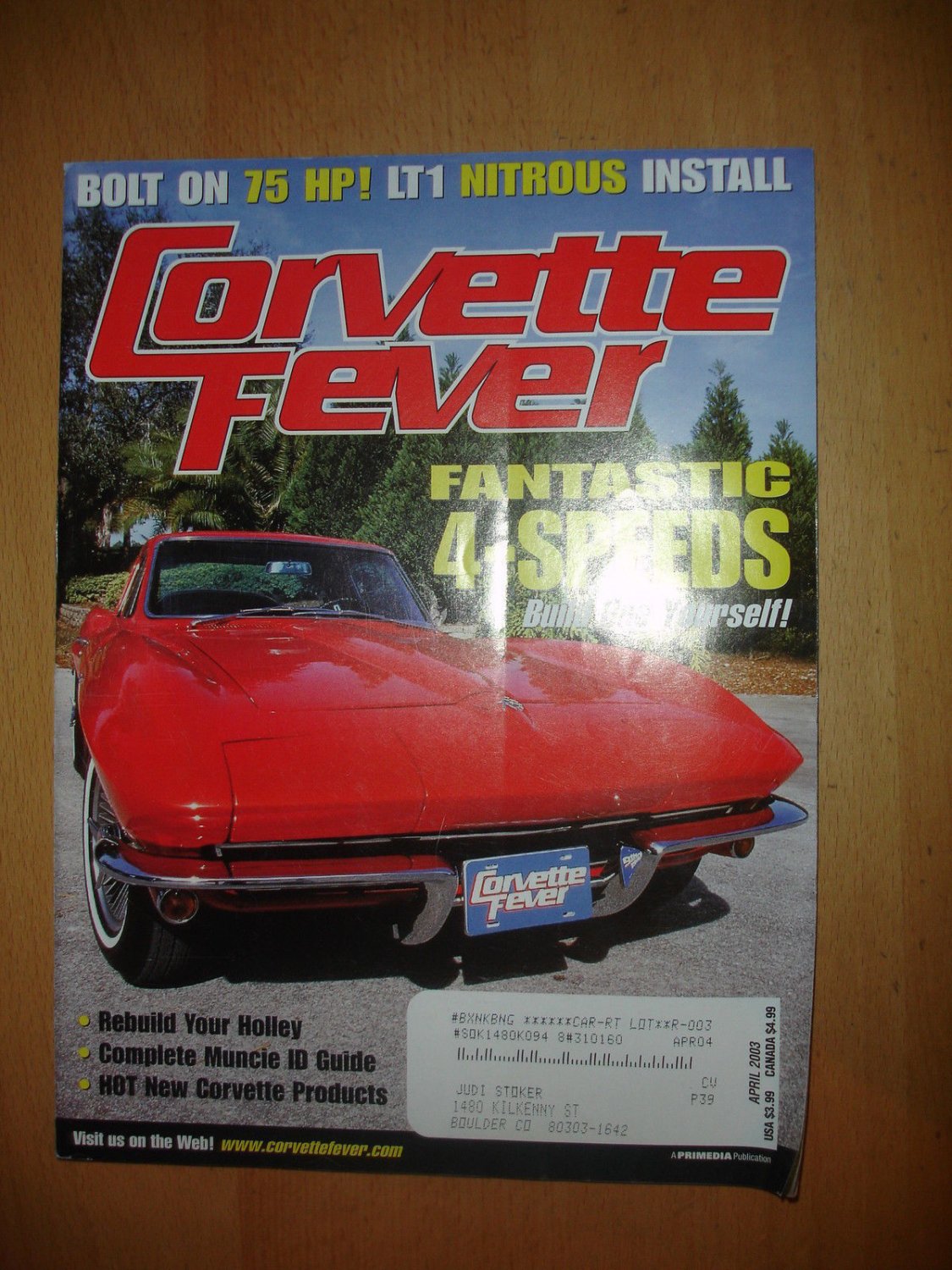 Corvette Fever April 2003