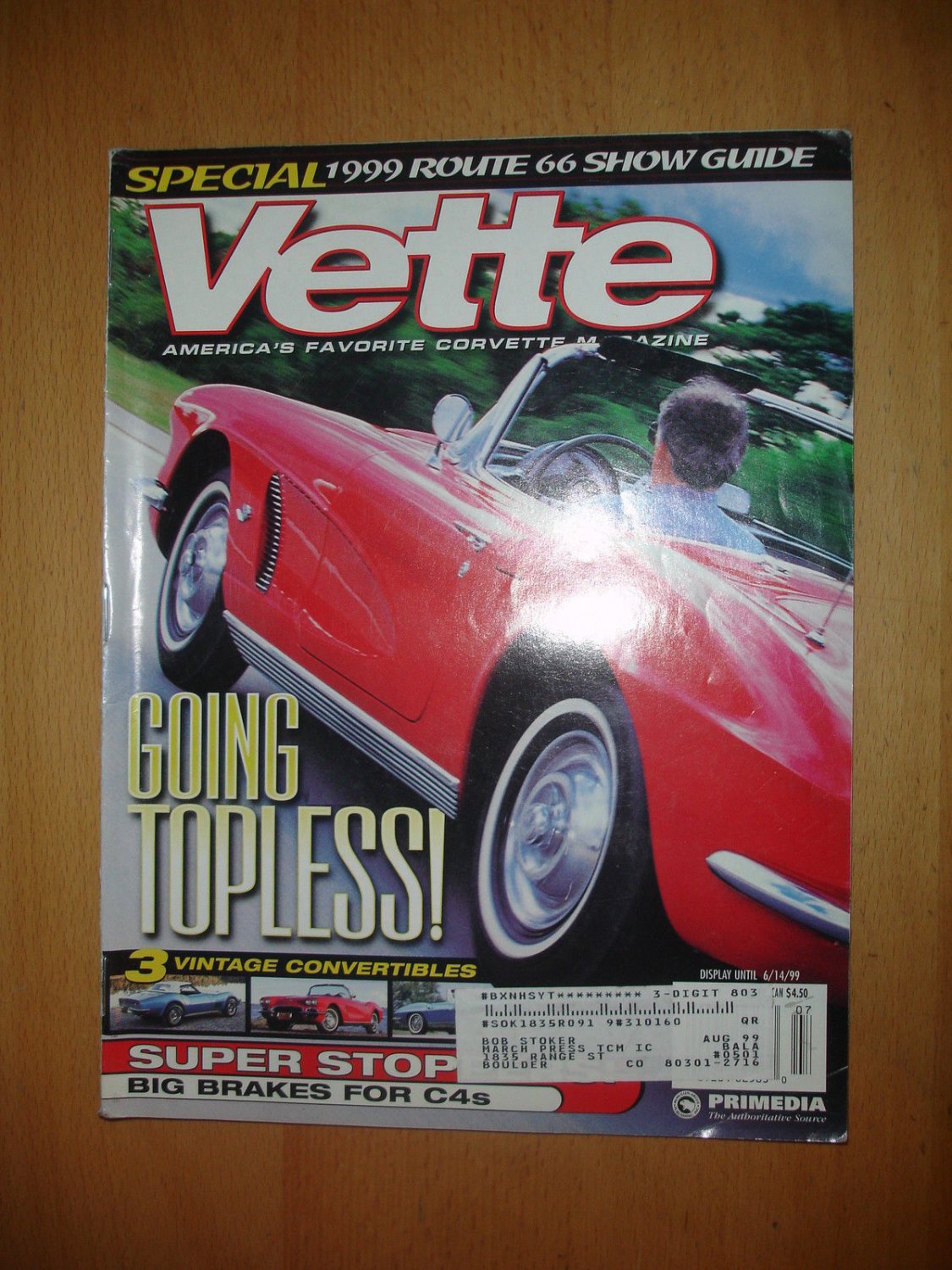 Vette July 1999
