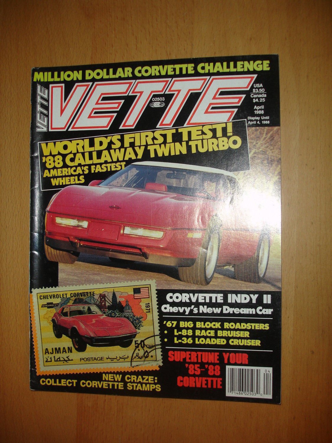 Vette April 1988