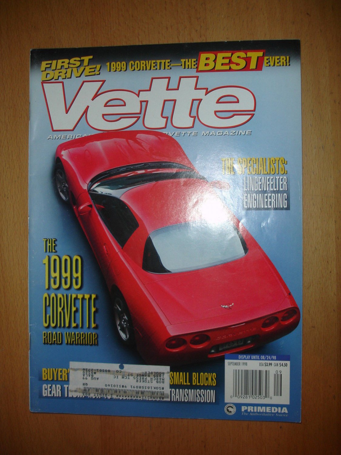 Vette September 1998