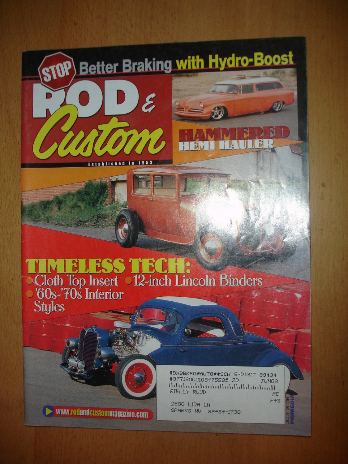 Rod & Custom July 2005