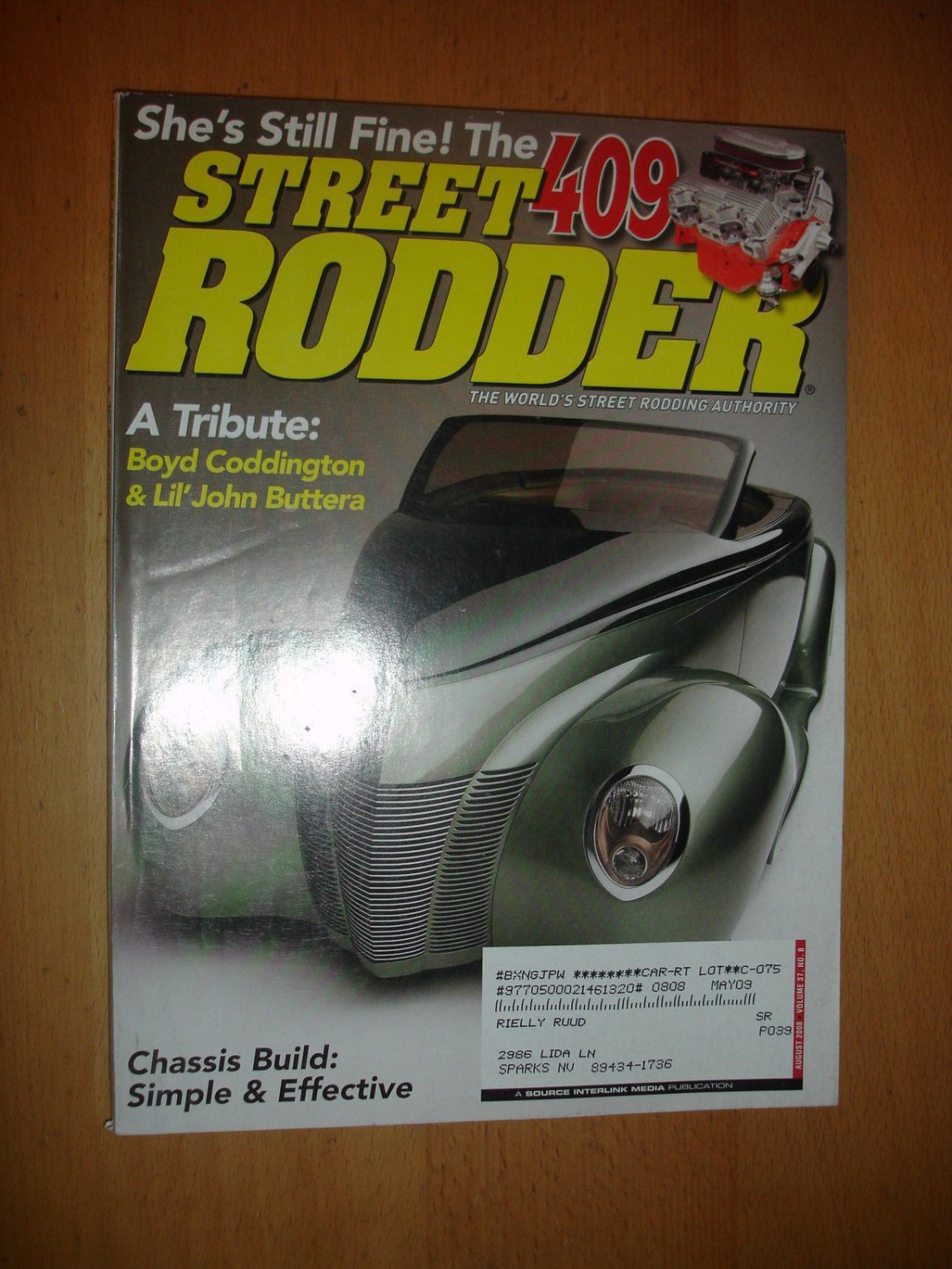 Street Rodder August 2008