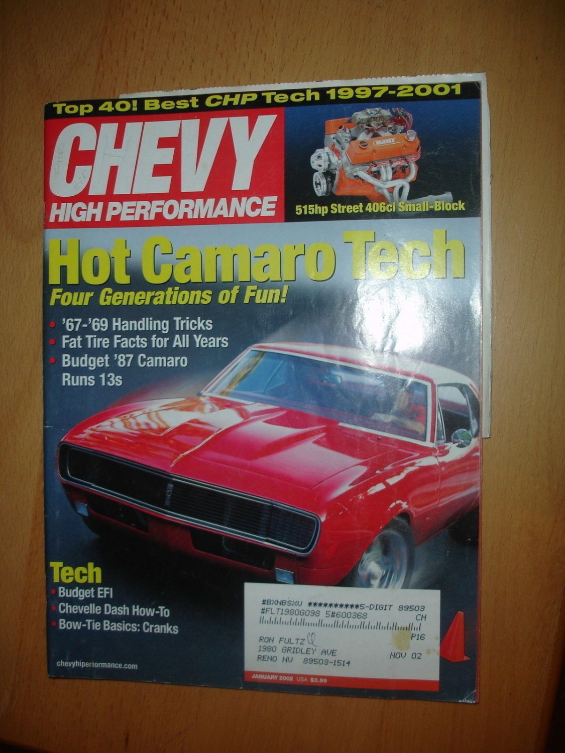 Chevy High Performance January 2002