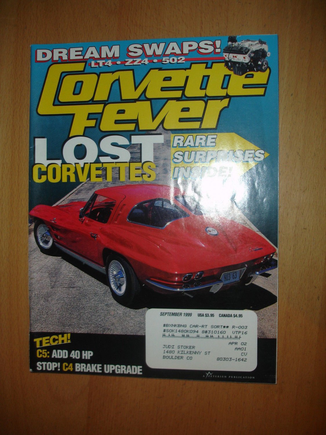 Corvette Fever September 1999